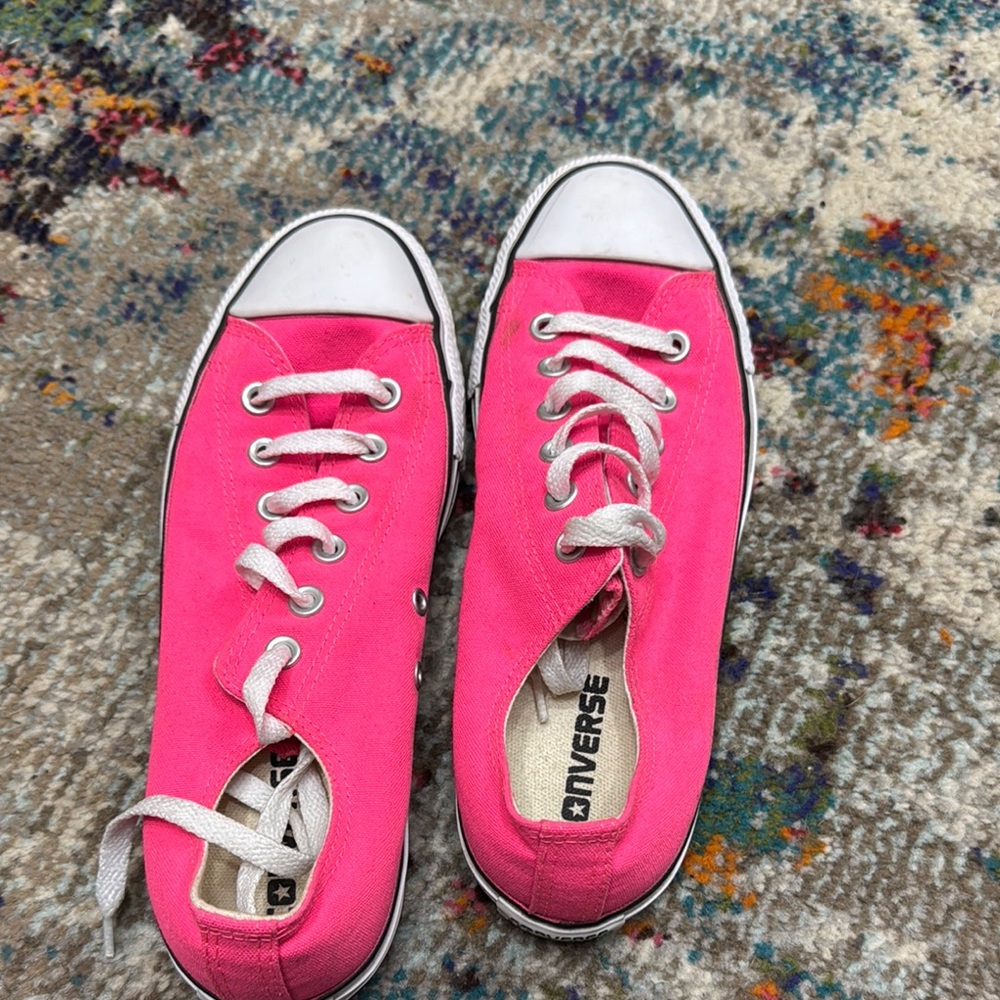 Converse Women's Pink Canvas Sneakers